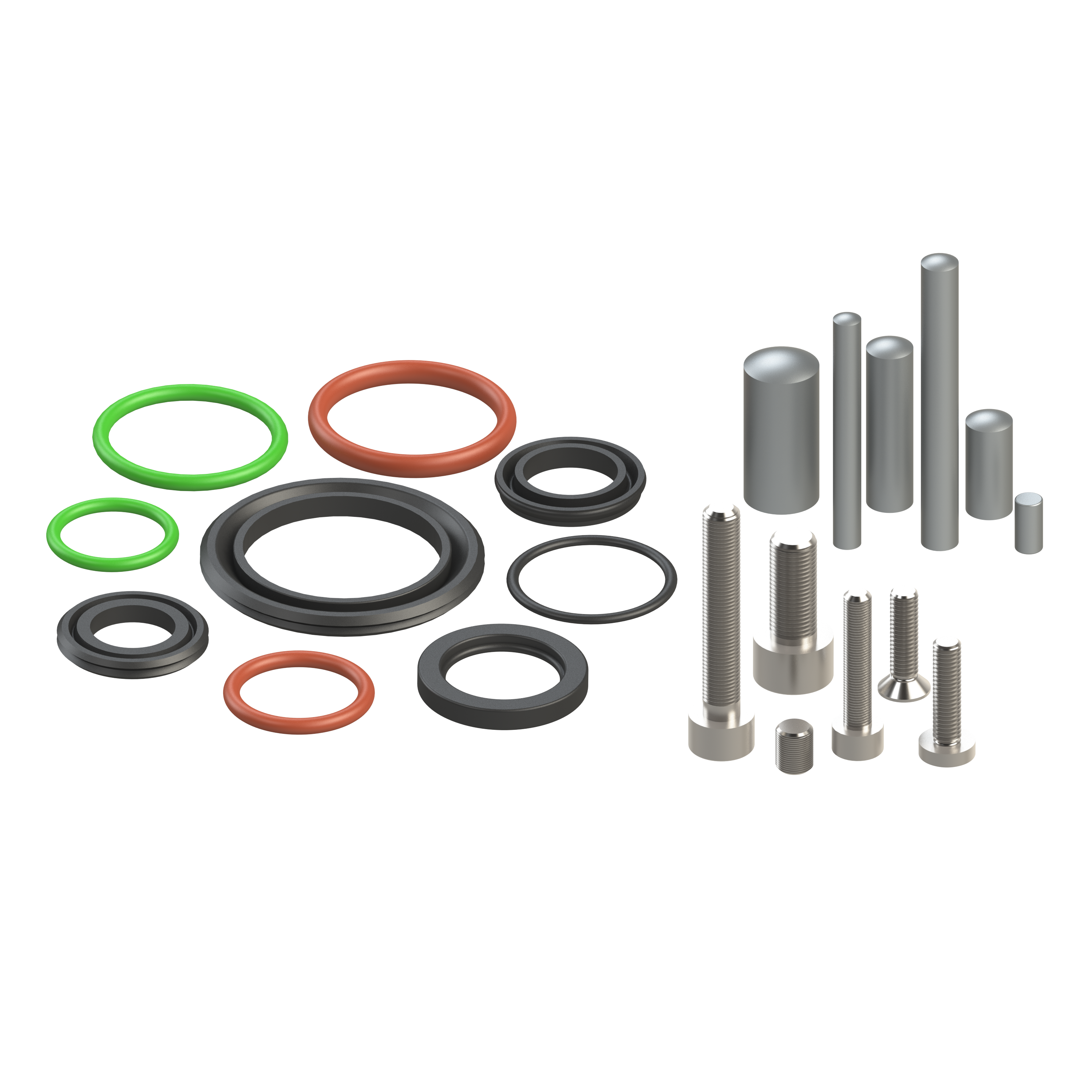 Spare parts for gaskets, pins and screws for gripper - KITU