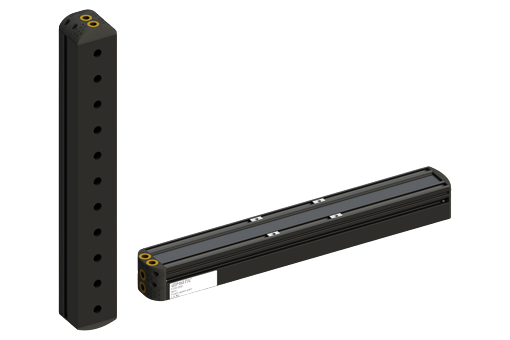 Size 60 vacuum gripping systems with threaded holes for connecting suction cups - FGS-060-PSC