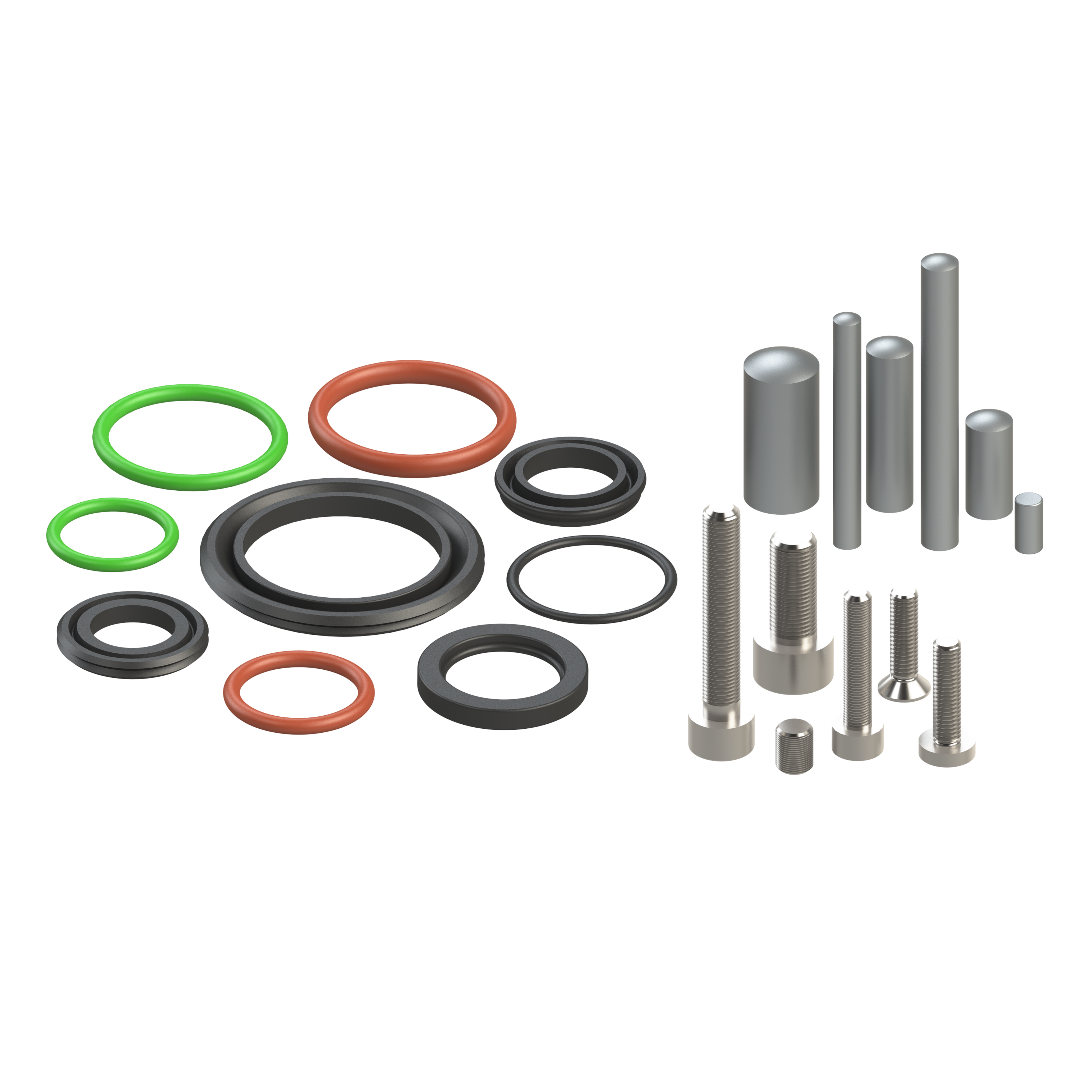 Spare parts for gaskets, pins and screws for gripper - KITU