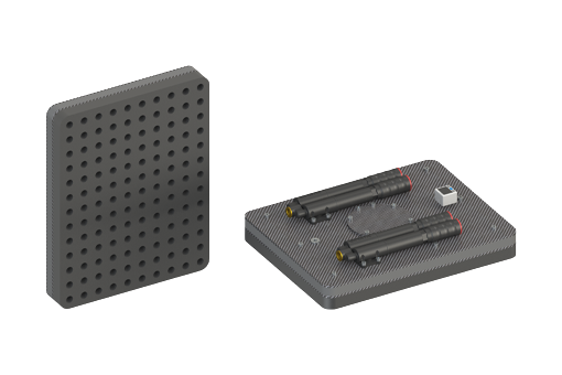 Vacuum gripping systems with 25 mm thick foam and carbon body - FCG-400