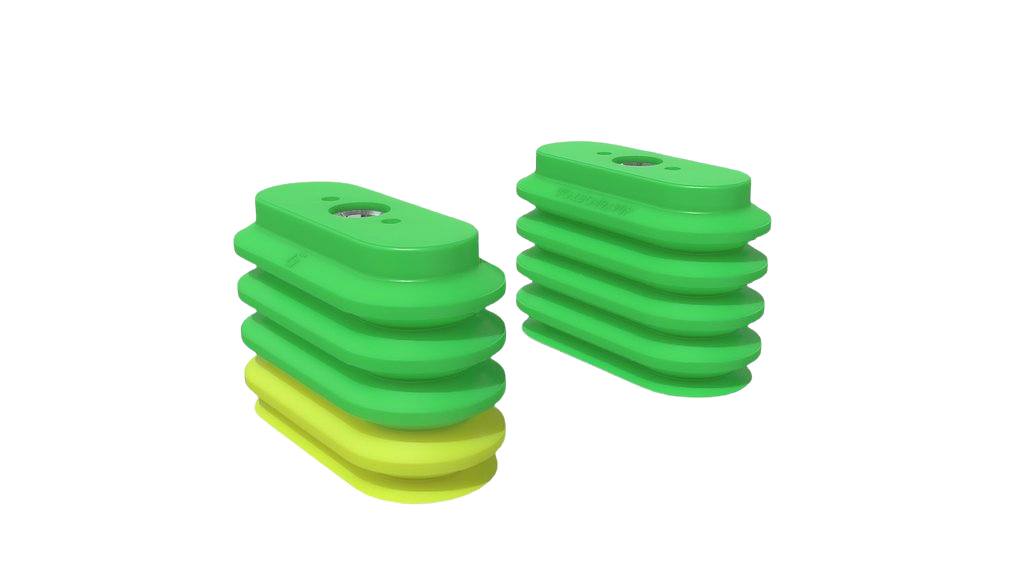 Oval multibellows suction cups in Polyurethane - VG.LBO