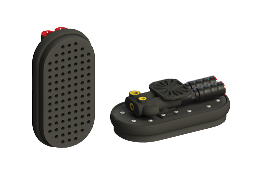 Collaborative vacuum gripping systems with 20mm thick foam and carbon body - FCR-240-F20