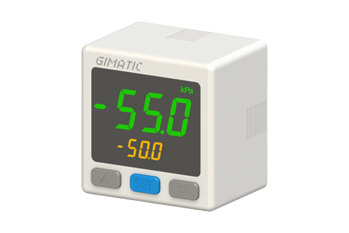 Digital vacuum switches with colour display - VACSD